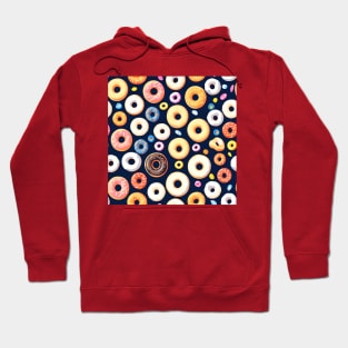 Seamless donuts pattern Hoodie